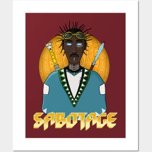 Sabotage AfroFuturism Posters and Art